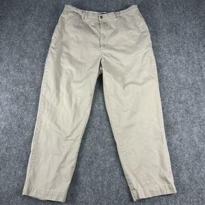 Polo Ralph Lauren Pants Mens 36x30 Khaki Philip Chino Classic Cotton Flat Front